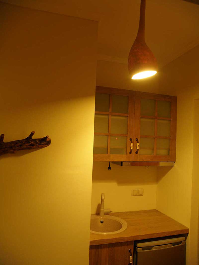 Deluxe double studio 9 - Το κουζινάκι του δίκλινου δωματίου