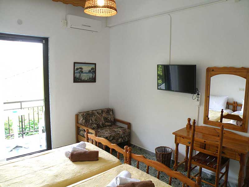 Εσωτερικό δίκλινου δωματίου